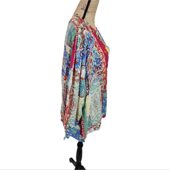 Jones new York Floral Patchwork Blouse Plus Size 3X New!!! - Picture 8 of 11